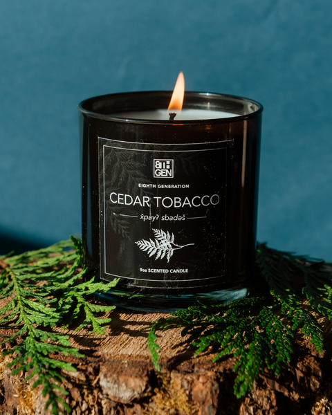 Cedar Tobacco Candle – Eighth Generation