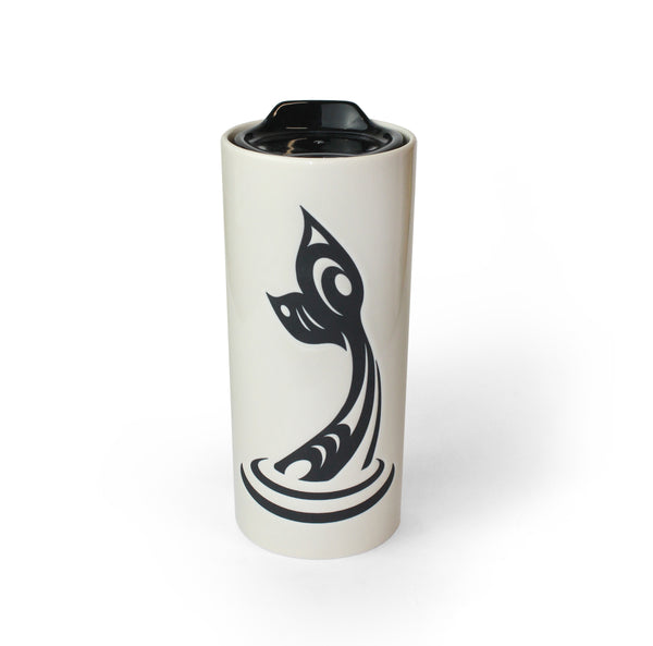 Orca Tail Double Wall Ceramic Tumbler – Eighth Generation