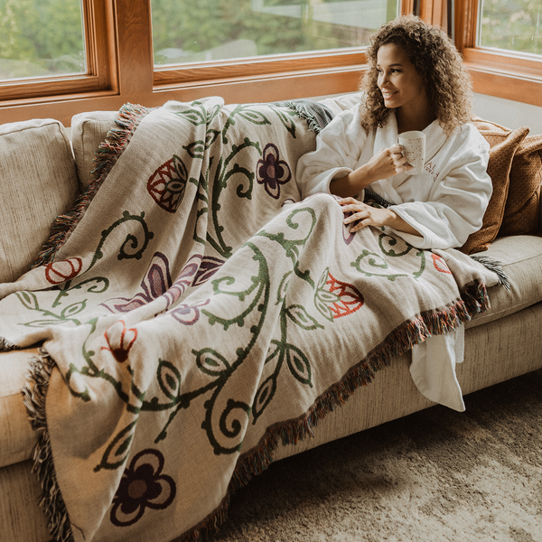 Woodland throw blanket hotsell