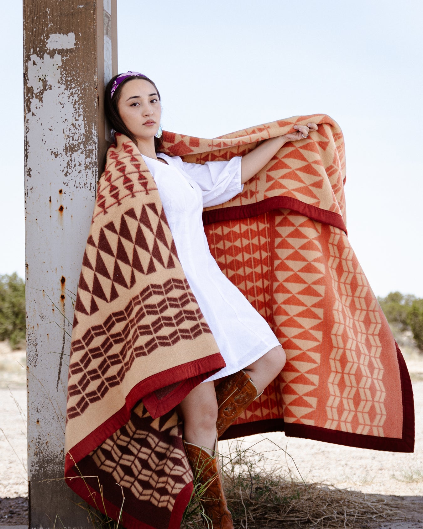 Native-Designed Wool and Cotton Blankets – Eighth Generation