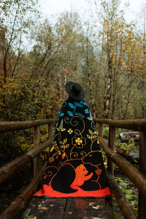 Bear Medicine Wool Blanket