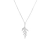 Silver Cedar Bough Necklace