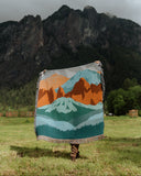 Calling Mountains Throw Blanket