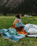 Calling Mountains Throw Blanket