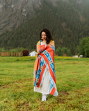 Pony Express Cotton Throw