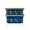 Floral Feast Lunch Boxes – Blue