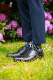 Coast Salish Pattern Crew Socks