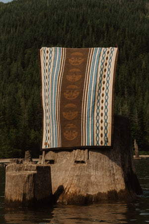 Moon Carver Wool Blanket