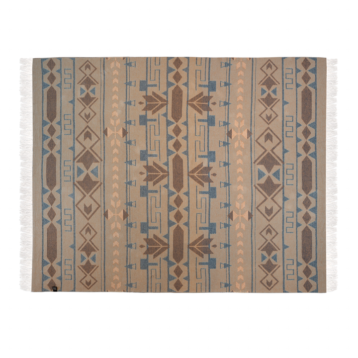 View of Natural Geometry Throw Blanket – Eighth Generation