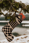 Upcycled Wool Stocking – Coast Salish Pattern