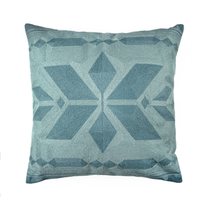 Otter Steps Pillow — Teal