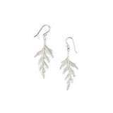 Silver Cedar Bough Earrings