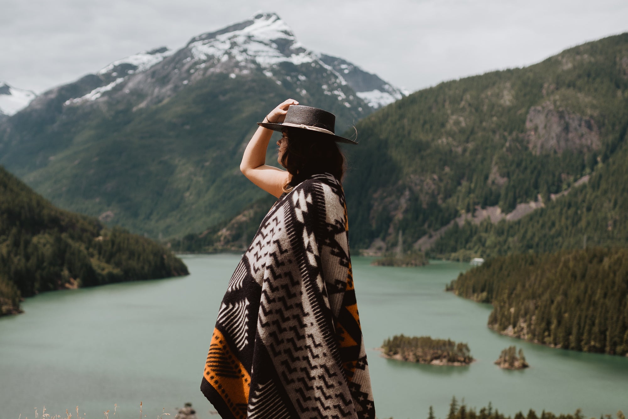 "Oregon Potlatch" Wool Blanket Eighth Generation