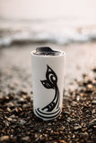Orca Tail Double Wall Ceramic Tumbler