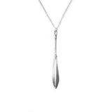 Silver Paddle Necklace