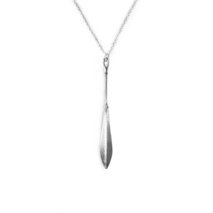 Silver Paddle Necklace