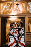 Wolf Spirit Gold Label Throw Blanket - Sustainable Seconds